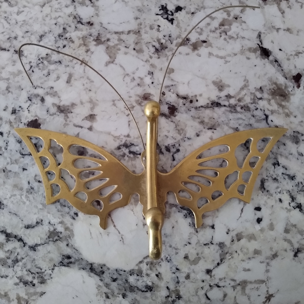 Neiman Marcus vintage butterfly wall hook